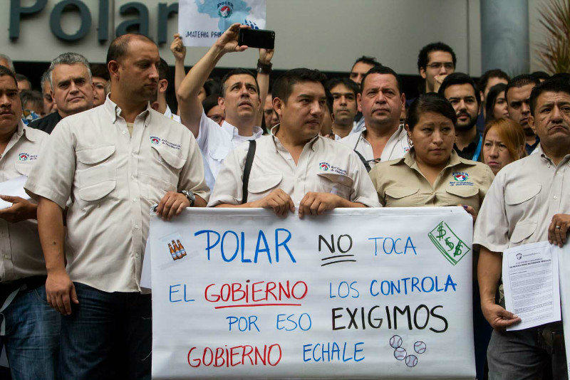 Trabajadores-de-Empresas-Polar-exigen-divisas-al-gobierno-4