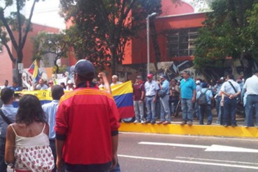 ¡NO SE LA CALAN! Trabajadores de Corpoelec protestaron de nuevo por bajos salarios