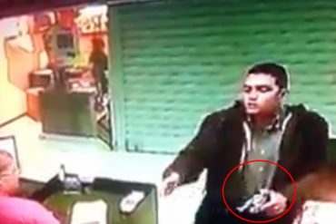 ¡QUEDÓ EN VIDEO! El atraco a mano armada y en segundos de una farmacia en Carobobo