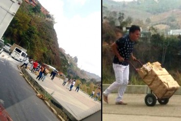 ¡SIGUE EL DESESPERO Y LA ANARQUÍA! Saquearon gandola que transportaba harina en la ARC