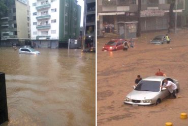 ¡INCREÍBLE! Cinco meses esperando la lluvia y Caracas colapsó por drenajes obstruidos (+Fotos+Video)