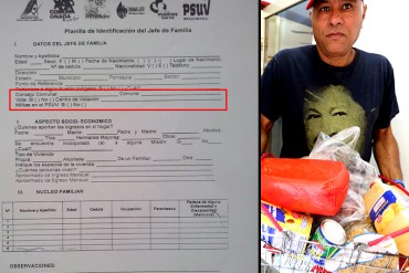 ¡MISERABLE! Debes comprobar que eres del PSUV para recibir bolsa de comida (+Prueba)