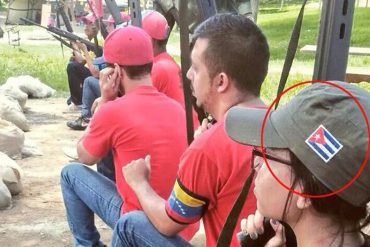 ¡IRÓNICO! Una gorra cubana se observó en ejercicios militares «para defender la soberanía»