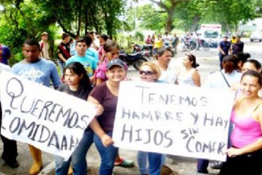 ¡ENGAÑADOS! Protestan en Barinas (tierra de Chávez) tras meses esperando la «bolsa patriota»