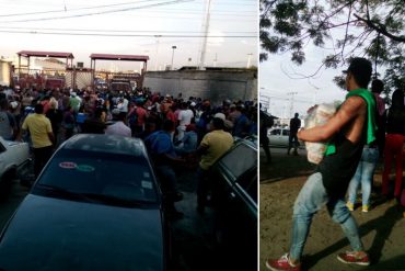 ¡LOCURA DESATADA! Compradores enardecidos saquearon Mercado de Mayoristas de Maracay (+Videos)