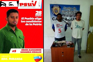 ¡TREMENDA JOYITA! Pillan a un excandidato a diputado del PSUV mientras robaba un vehículo