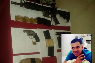 ¡TE LAS MOSTRAMOS! Las armas de alto calibre que le encontraron al hermano de «El Picure»