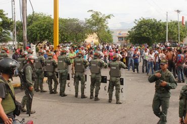 ¡DESASTRE! 17 detenidos dejó intento de saqueo en Mercado de Mayoristas de Turmero