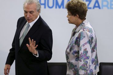 ¡Y DECÍAN QUE ERA IMPOSIBLE! Michel Temer, nuevo presidente interino de Brasil (Adiós Dilma)