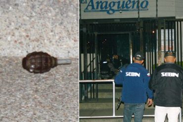 ¡ESCALADA VIOLENTA CONTRA LA PRENSA! Lanzaron granada a sede de El Aragüeño