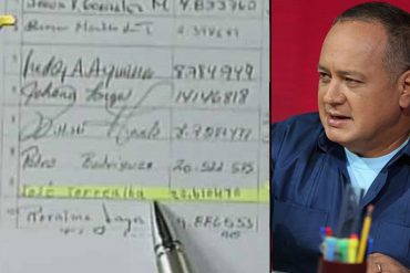 ¡NUEVA NOVELA! Diosdado Cabello denuncia que «El Picure» firmó para activar el revocatorio