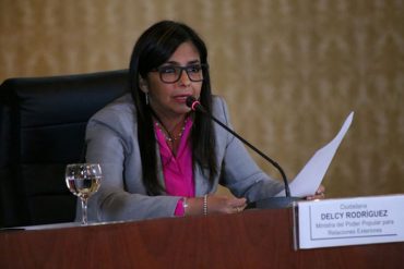 ¡PURO CUENTO! Según Delcy Rodríguez la OEA descartó activar la Carta Democrática en Venezuela