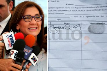 ¡FARSA! Faría dijo que invalidaron firma de Capriles porque no tenía huella (+Prueba que la desmiente)