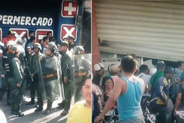 ¡EL PUEBLO BUSCA COMIDA! Militarizan centro de El Vigía tras protestas e intentos de saqueo