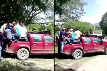 ¡NADA LOS PARA! Así resuelven en Aragua luego de que trancaran parte de sus vías (+Video)