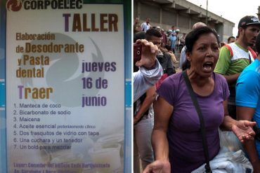 ¡LO QUE FALTABA! Corpoelec promueve taller de elaboración de desodorantes y pasta dental