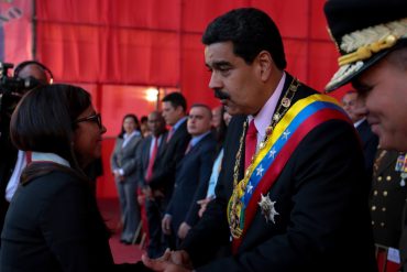 ¡MENTIRA FRESCA! Delcy Rodríguez se cae a embustes y dice que juramentación de Maduro fue respaldada a nivel mundial