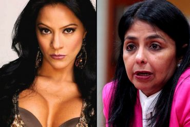 ¡HASTA CON EL TOBO! Norkys Batista le dijo sus verdades a Delcy Rodríguez