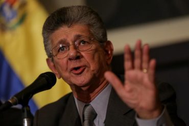 ¡NO LE SIGUE EL JUEGO! Ramos Allup: No vamos a dialogar para apagarle el candelero al Gobierno