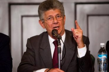 ¡LLEGÓ CON MUNICIONES! Los 7 misiles que le dedicó Ramos Allup a la Fuerza Armada