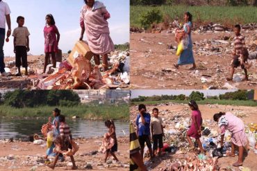 ¡PARA LLORAR! En Guajira se alimentan de huesos putrefactos para sobrevivir (+Fotos)