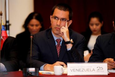 ¡NUEVA HISTERIA! Jorge Arreaza rechaza “intromisión” del canciller chileno por apoyo a Tintori