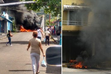 ¡CALLE PRENDIDA! Por falta de comida y agua protestan en Caripito: Comercios bajan santamaría