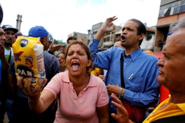 ¡CRISIS! Ha habido 1.163 protestas por escasez de comida en lo que va de año (7 diarias)