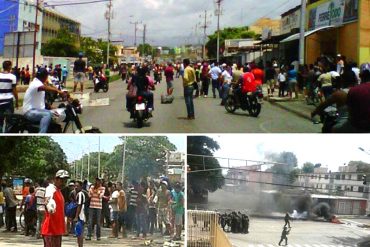 ¡ÚLTIMA HORA! Reportan un herido de bala durante protesta en Cumaná (+Video)