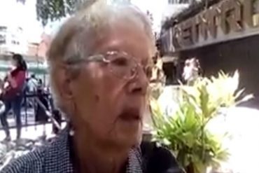 ¡DESCORAZONADOR! Una abuela quiso suicidarse por falta de medicinas (+Video)