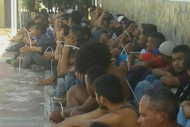 ¡TRATAN DE PONER ORDEN! 146 detenidos por protestas y saqueos en Tucupita
