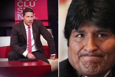 ¡HASTA CON EL TOBO! Así respondió Fernando Del Rincón a los insultos de Evo Morales (+Video)