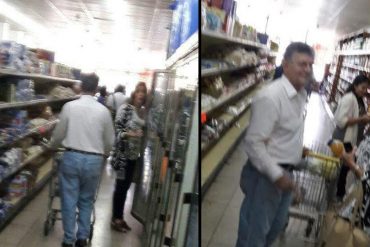 ¡AQUÍ ESTÁ! El día que pillaron Ramos Allup de compras en un supermercado (¡y sin escoltas!)