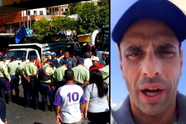 ¡NO LO PARA NADIE! Policías le trancaron el paso a Capriles y él se fue en lancha a Cumaná (+Video)