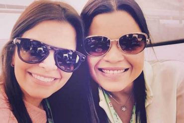 ¡CARA ‘E TABLAS! Divulgan imágenes de la íntima amistad entre hija de Chávez y esposa de Pastor Maldonado