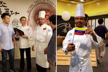 ¡ORGULLO NACIONAL! Chef venezolano entre los mejores 5 del mundo en The Global Taste of Korea