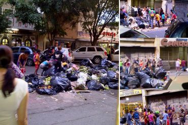 ¡NO LO VERÁS EN VTV! Venezolanos hacen colas hasta para sacar comida de la basura (+Fotos)