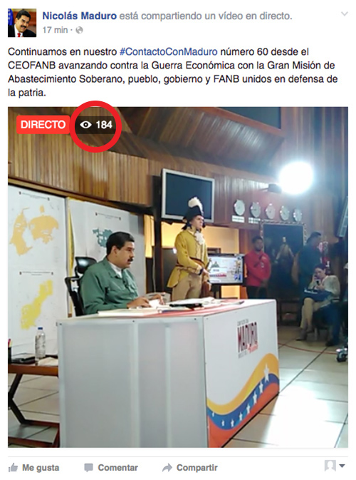 Facebook Nicolás Maduro.