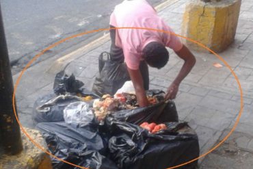 ¡ESTO ES PATRIA! Nuevas fotos de gente comiendo de la basura (y Maduro bien robusto)