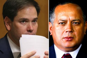 ¡LE LLEGÓ SU HORA! La última estocada que le dio Marco Rubio a Cabello en EE.UU. (+Video)