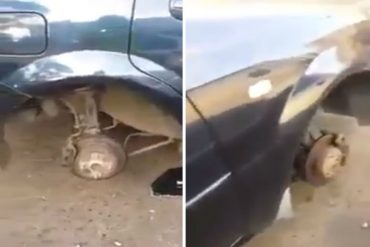 ¡SIN PELOS EN LA LENGUA! Le robaron dos cauchos a su carro y así le reclamó al Gobierno (+Video)