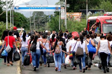 ¡ATENCIÓN! Venezolanos podrán cruzar frontera con Colombia este 10 de julio por 12 horas