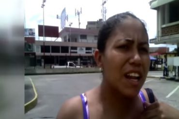 ¡CONMOVEDOR! Mujer con dolores de parto llora porque no le vendieron pañales (+Video)
