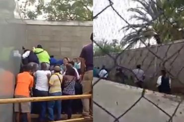 ¡VER PARA CREER! Un grupo de personas entró a trancazos en el Makro de Puerto Ordaz (+Video)