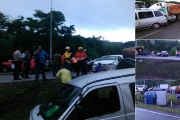 ¡LO ÚLTIMO! 90 heridos dejó accidente en el distribuidor La Victoria (+Fotos)