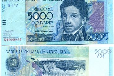 ¡ENTÉRATE! ¿Vuelve el billete de 5.000 bolívares? Devaluación de la moneda sigue en picada