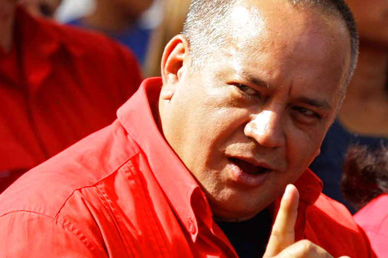 Diosdado Cabello hablando
