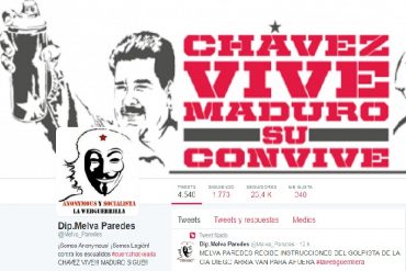 ¡ATAQUE! Hackean Twitter de diputada Melva Paredes y revelan supuestas conversaciones (+Tuits)