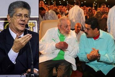 ¡CLARITO! Ramos Allup: Maduro fue a Cuba porque tenía que llevarle un regalo en dólares a Fidel