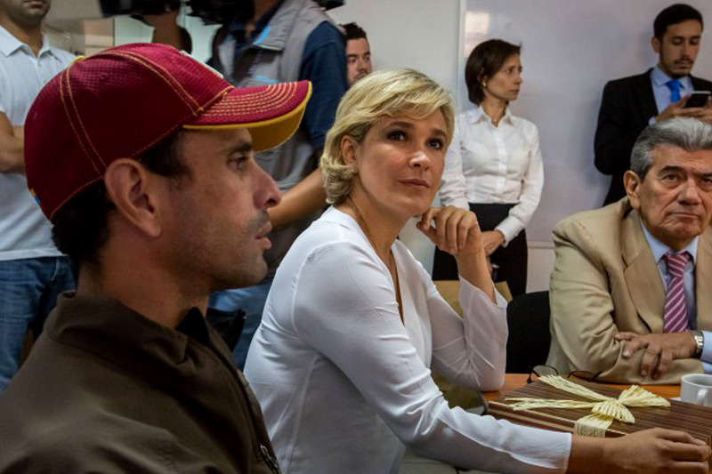 Henrique Capriles y Cynthia Viteri